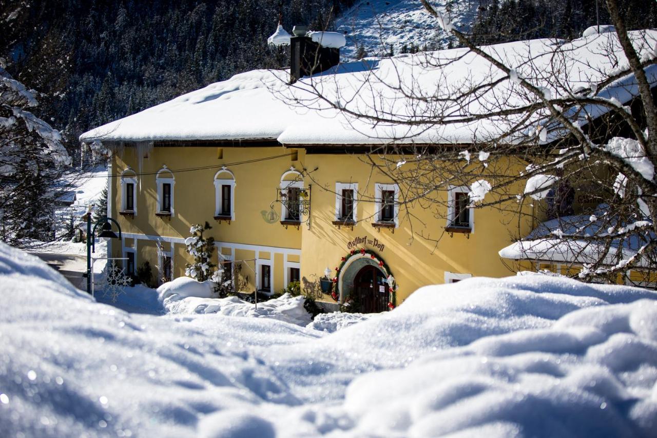 Ferienhotel Gasthof Zur Post Untertauern Bagian luar foto