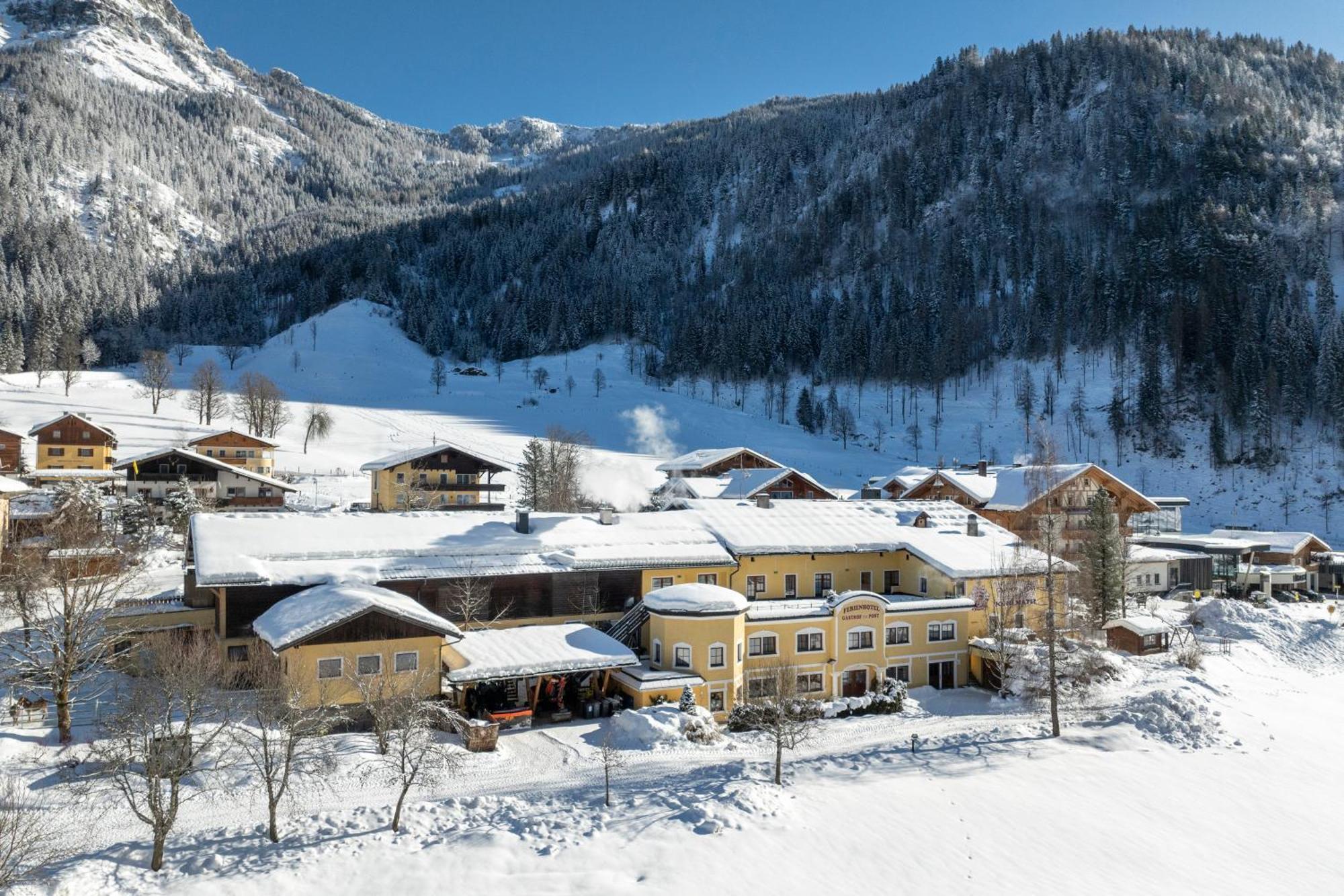 Ferienhotel Gasthof Zur Post Untertauern Bagian luar foto